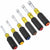 Klein 65456 Color-Coded Hollow-Shaft Heavy-Duty Nut Driver Set, 6-Piece