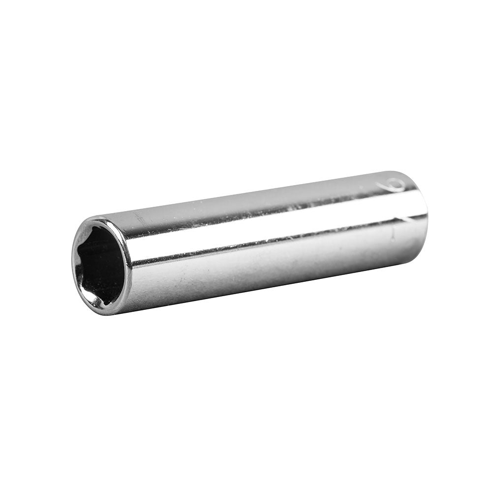 Klein Tools 65711 7/16" Deep 6-Point Socket, 3/8" Drive
