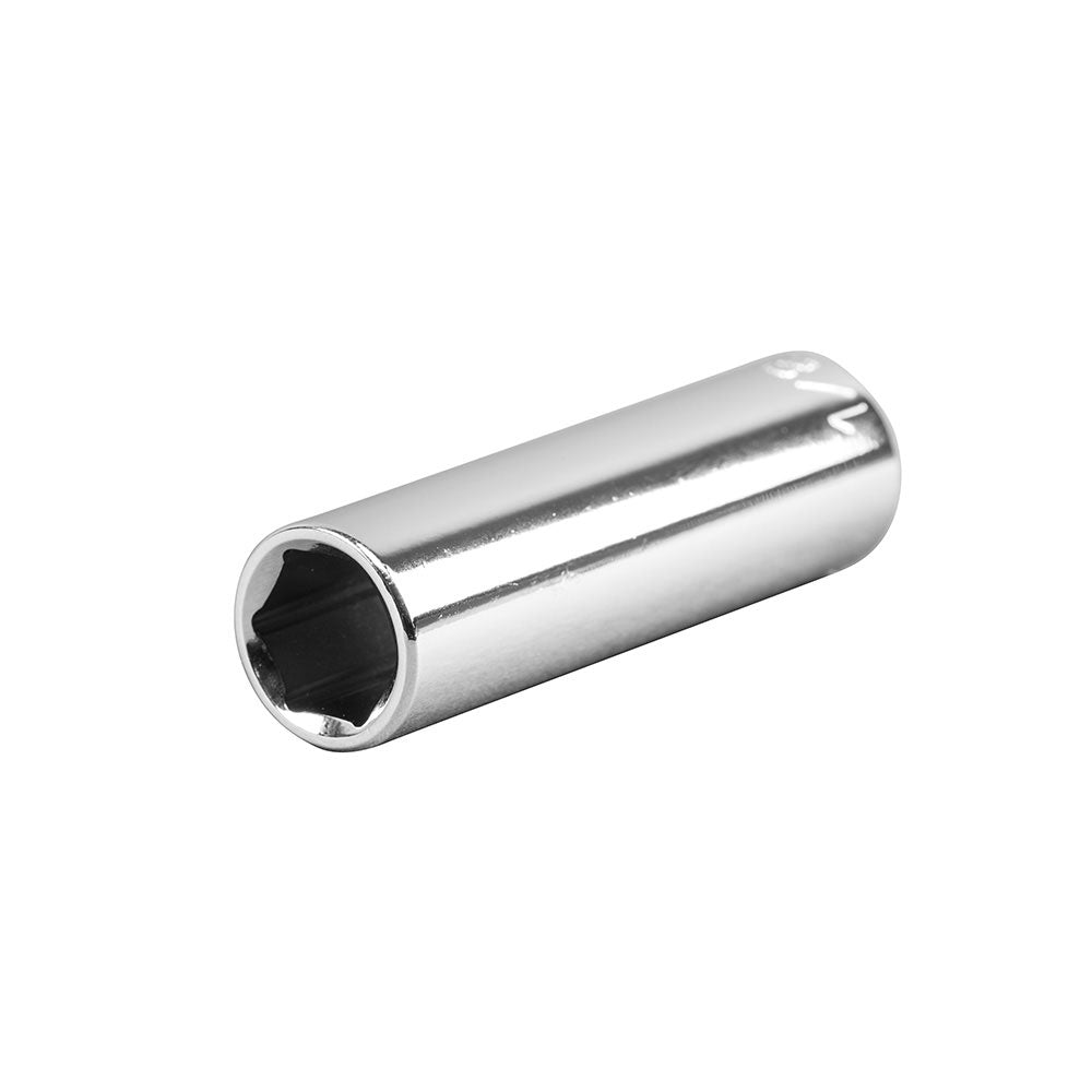 Klein Tools 65712 1/2" Deep 6-Point Socket, 3/8" Drive