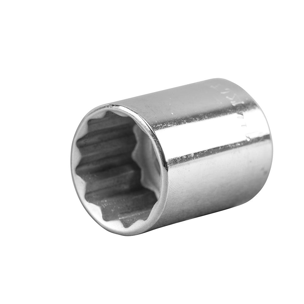 Klein Tools 65809 1" Standard 12 Point Socket, 1/2" Drive
