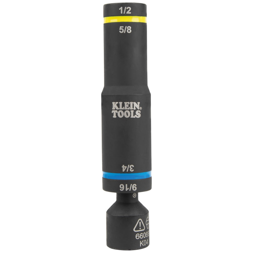 Klein 66009 4-In-1 Flip Quad Socket