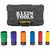 Klein 66033 Coated Socket Set, 12-Point, 6-Piece