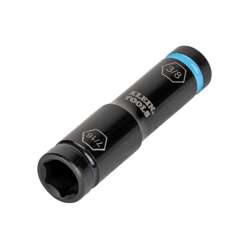 Klein 66077 Flip Impact Socket, 7/16" x 3/8"