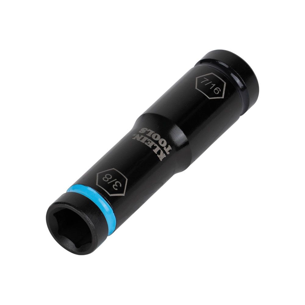 Klein 66077 Flip Impact Socket, 7/16" x 3/8"