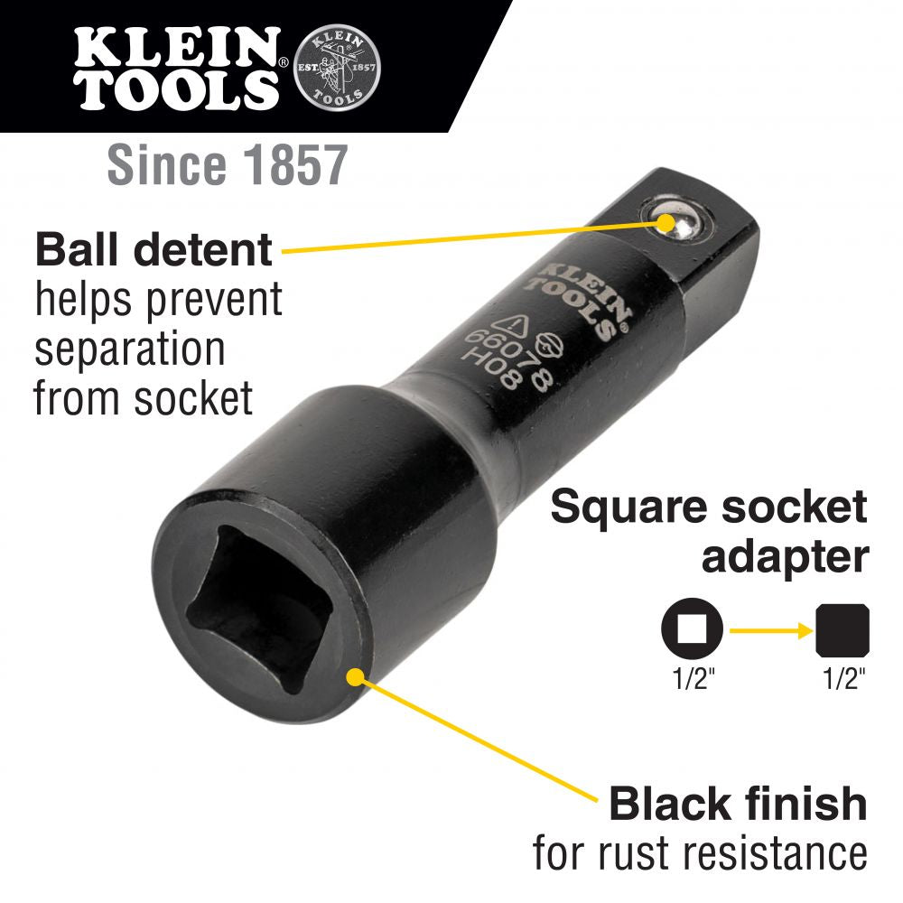 Klein 66078 Large Flip Socket Adapter