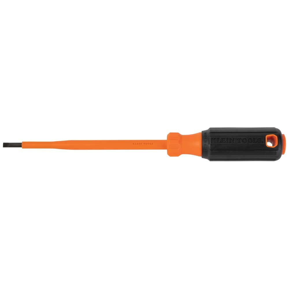 Klein 6816INS Insulated Screwdriver, 3/16" Cabinet Tip, 6" Round Shank