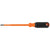 Klein 6816INS Insulated Screwdriver, 3/16" Cabinet Tip, 6" Round Shank