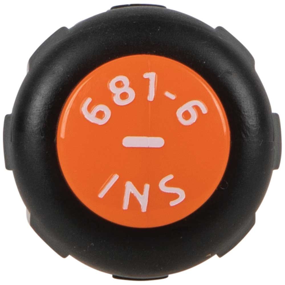 Klein 6816INS Insulated Screwdriver, 3/16" Cabinet Tip, 6" Round Shank