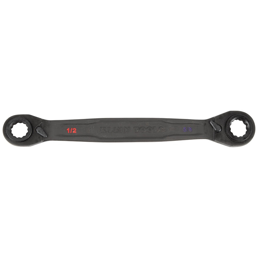 Klein 68216 4-in-1 Ratcheting Wrench Set, SAE, 2-Piece
