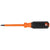 Klein 6844INS Insulated Screwdriver, #2 Square Tip, 4" Round Shank
