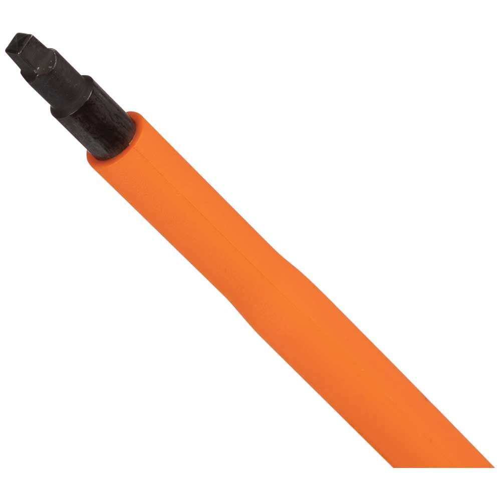Klein 6844INS Insulated Screwdriver, #2 Square Tip, 4" Round Shank