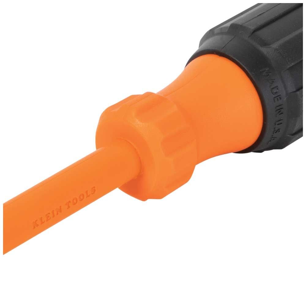 Klein 6844INS Insulated Screwdriver, #2 Square Tip, 4" Round Shank