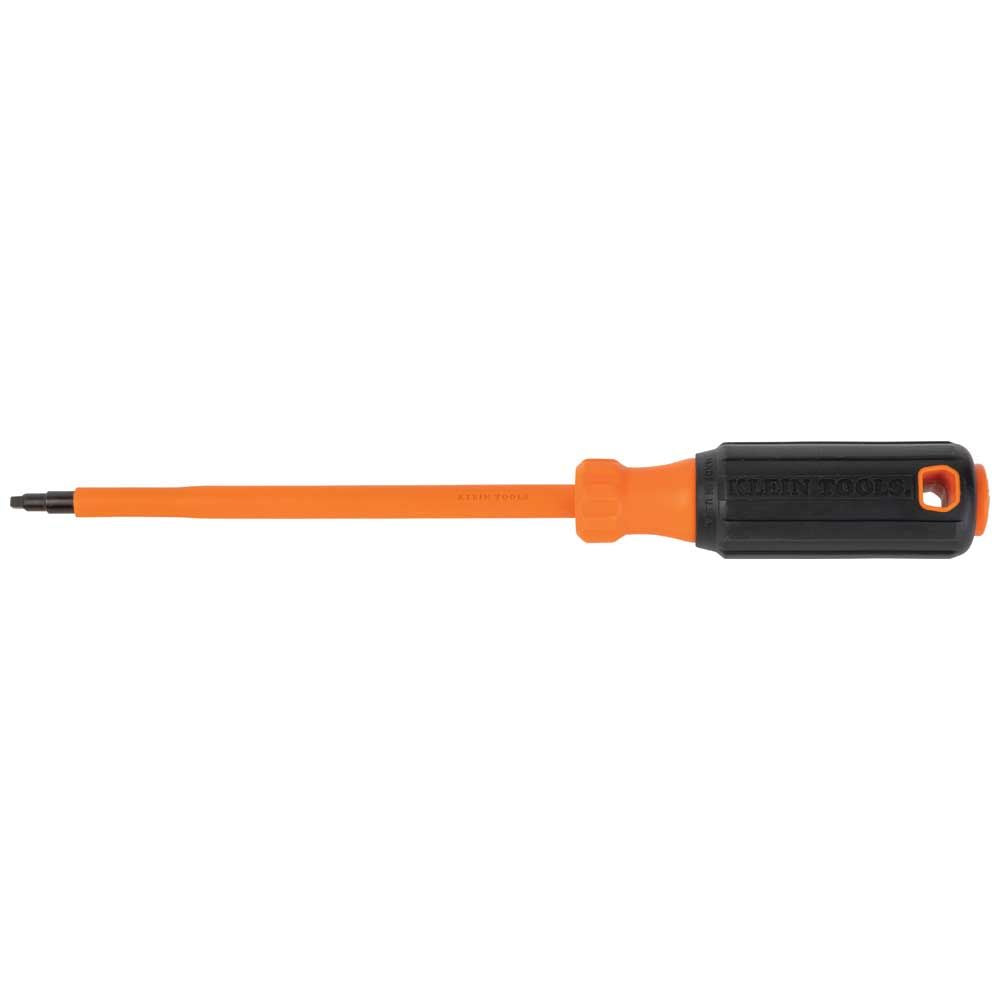 Klein 6846INS Insulated Screwdriver, #2 Square Tip, 6" Round Shank