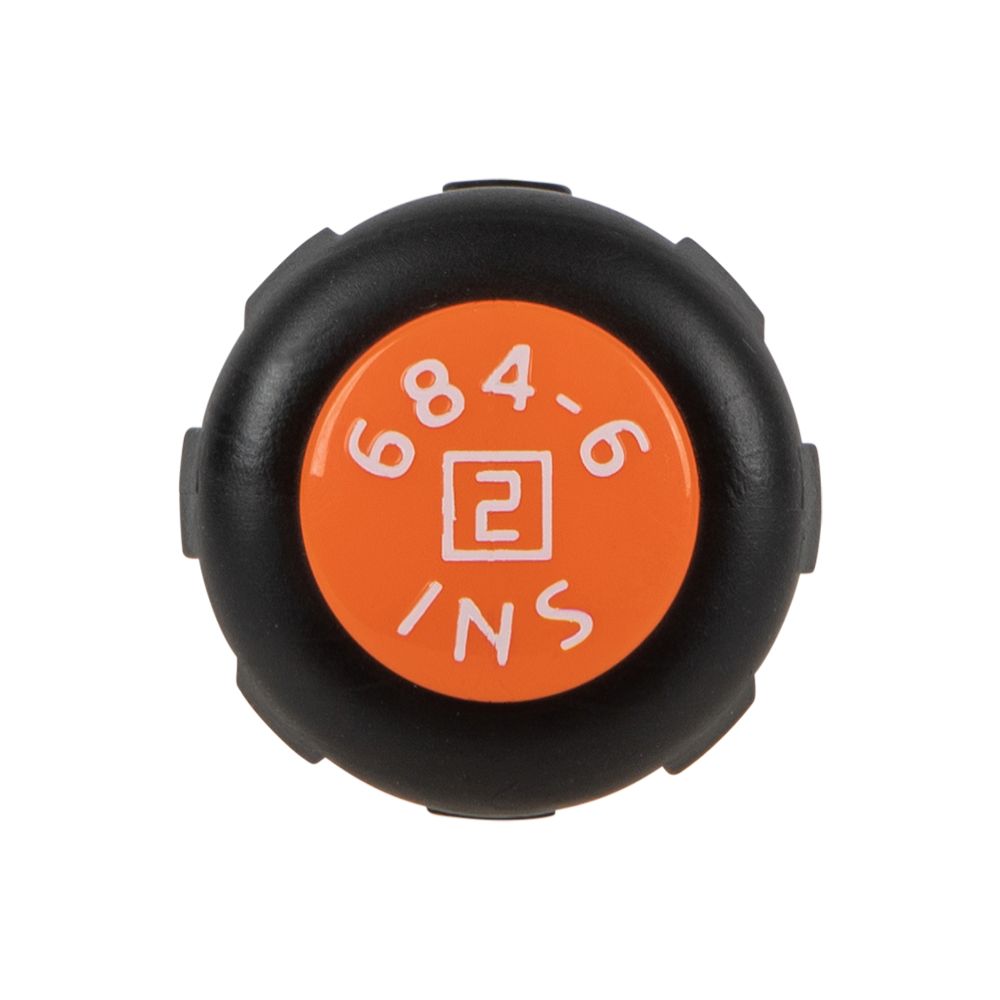 Klein 6846INS Insulated Screwdriver, #2 Square Tip, 6" Round Shank