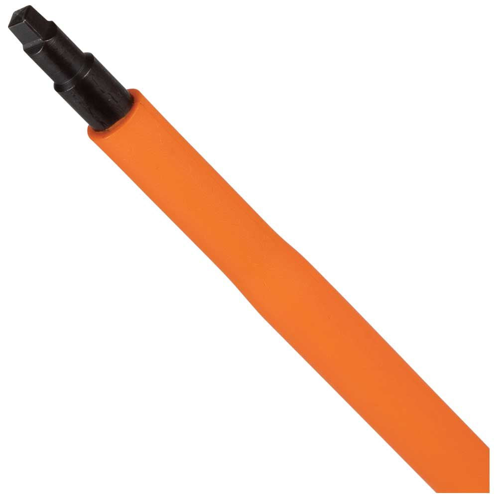 Klein 6846INS Insulated Screwdriver, #2 Square Tip, 6" Round Shank