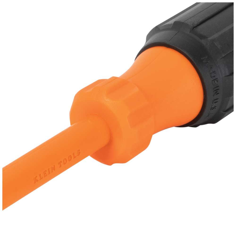 Klein 6846INS Insulated Screwdriver, #2 Square Tip, 6" Round Shank
