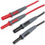 Klein 69359 Lead Adapters, Red and Black, 3'