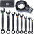 Klein 69408G 90-Tooth Ratcheting Combo Wrench Set, SAE, 8-Piece