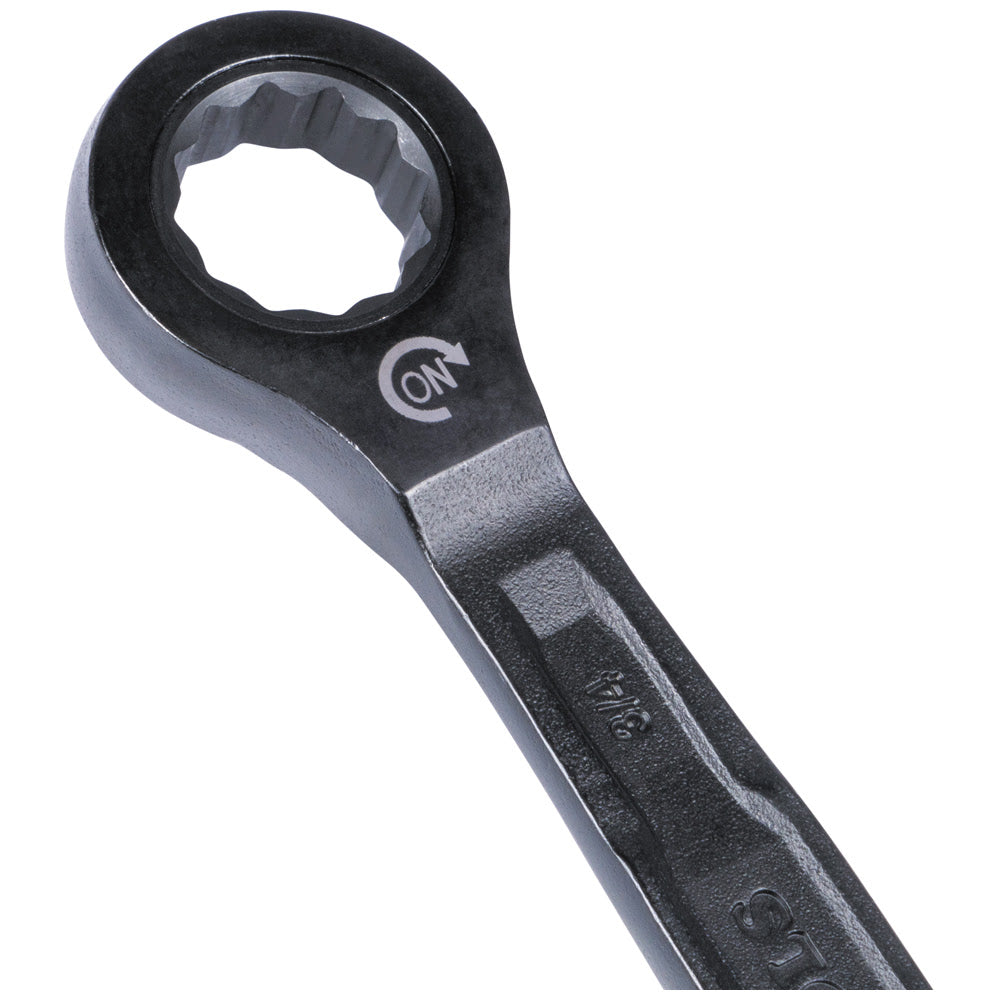 Klein 69408G 90-Tooth Ratcheting Combo Wrench Set, SAE, 8-Piece