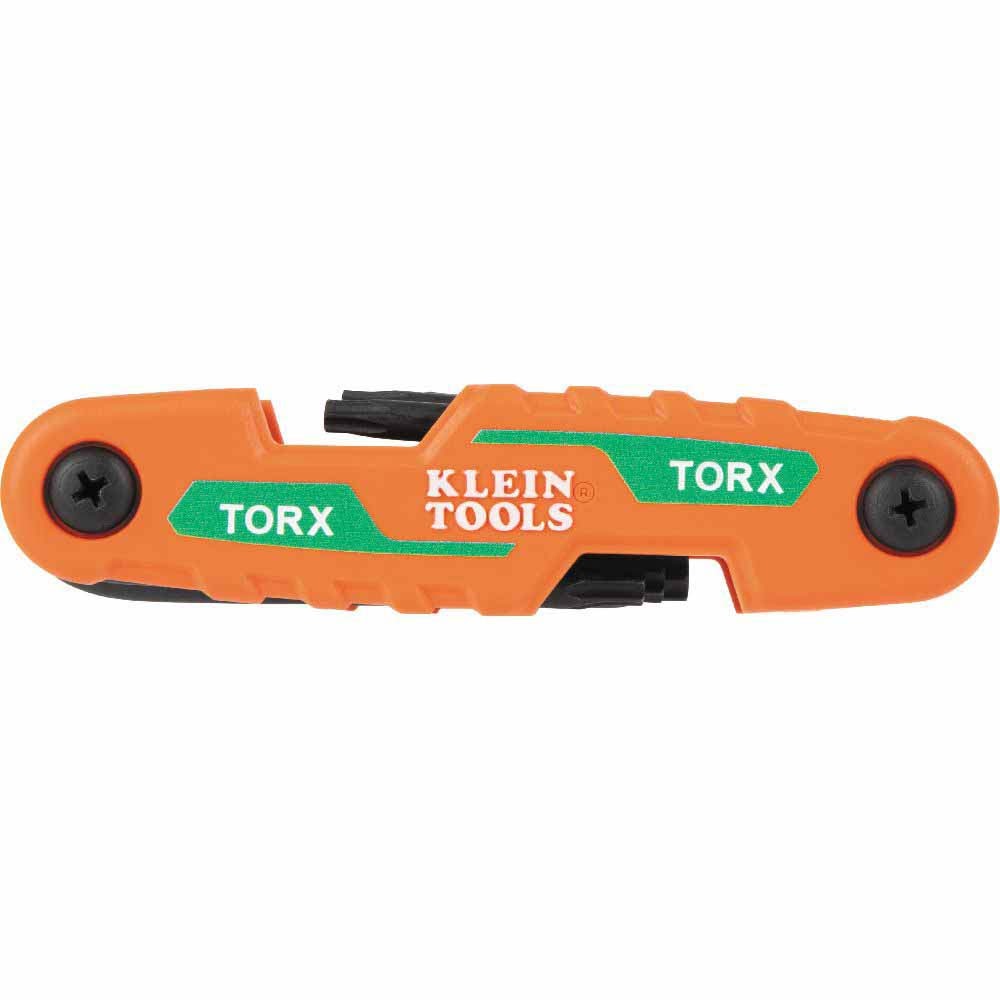 Klein 70540T Compact Folding Hex Key Set, 8-Key, Torx Sizes
