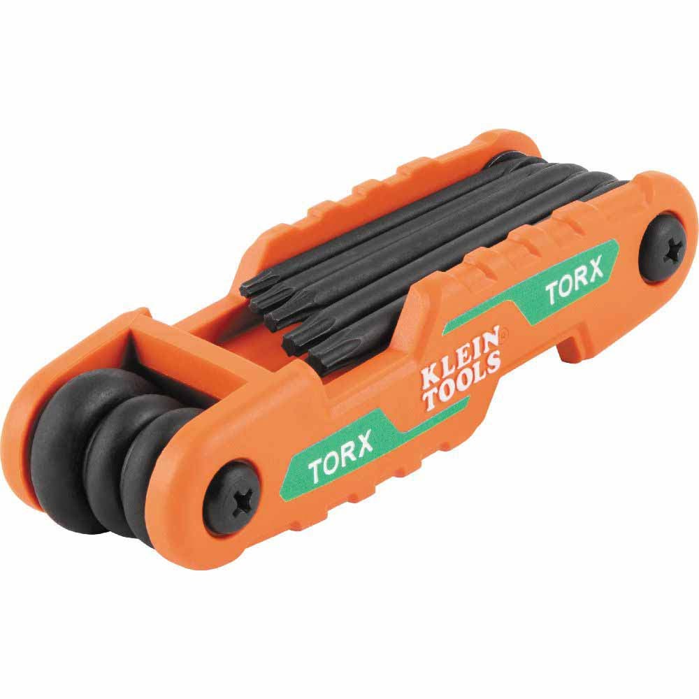 Klein 70540T Compact Folding Hex Key Set, 8-Key, Torx Sizes