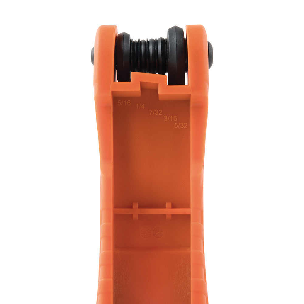 Klein 70550 Pro Folding Hex Key Set, 11 Fractional Inch-Sized Keys