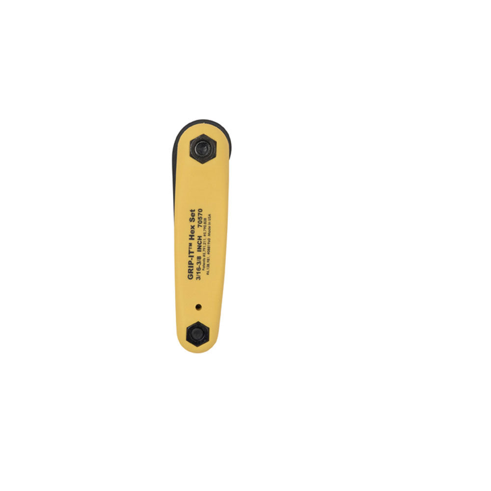 Klein 70570 Grip-It Five Key Hex Set - Inch