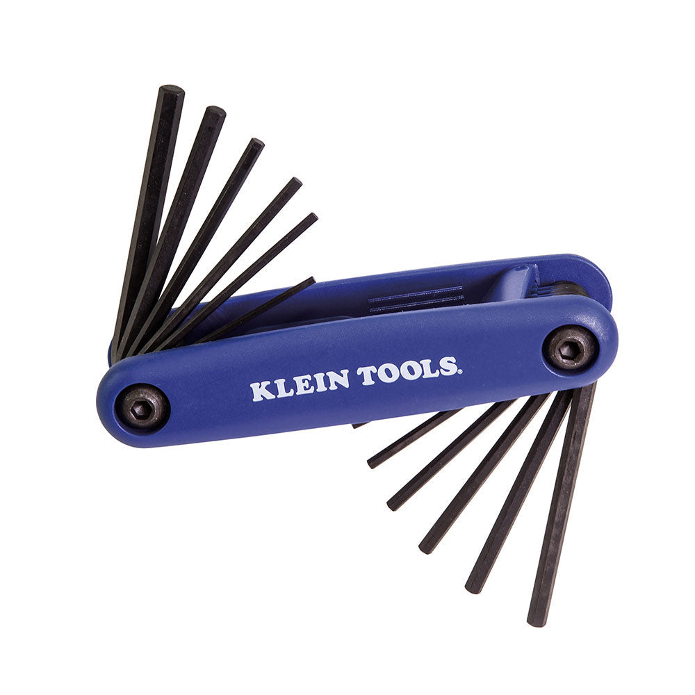 Klein 70573 Grip-It 12 Key Hex Set - Inch/Metric