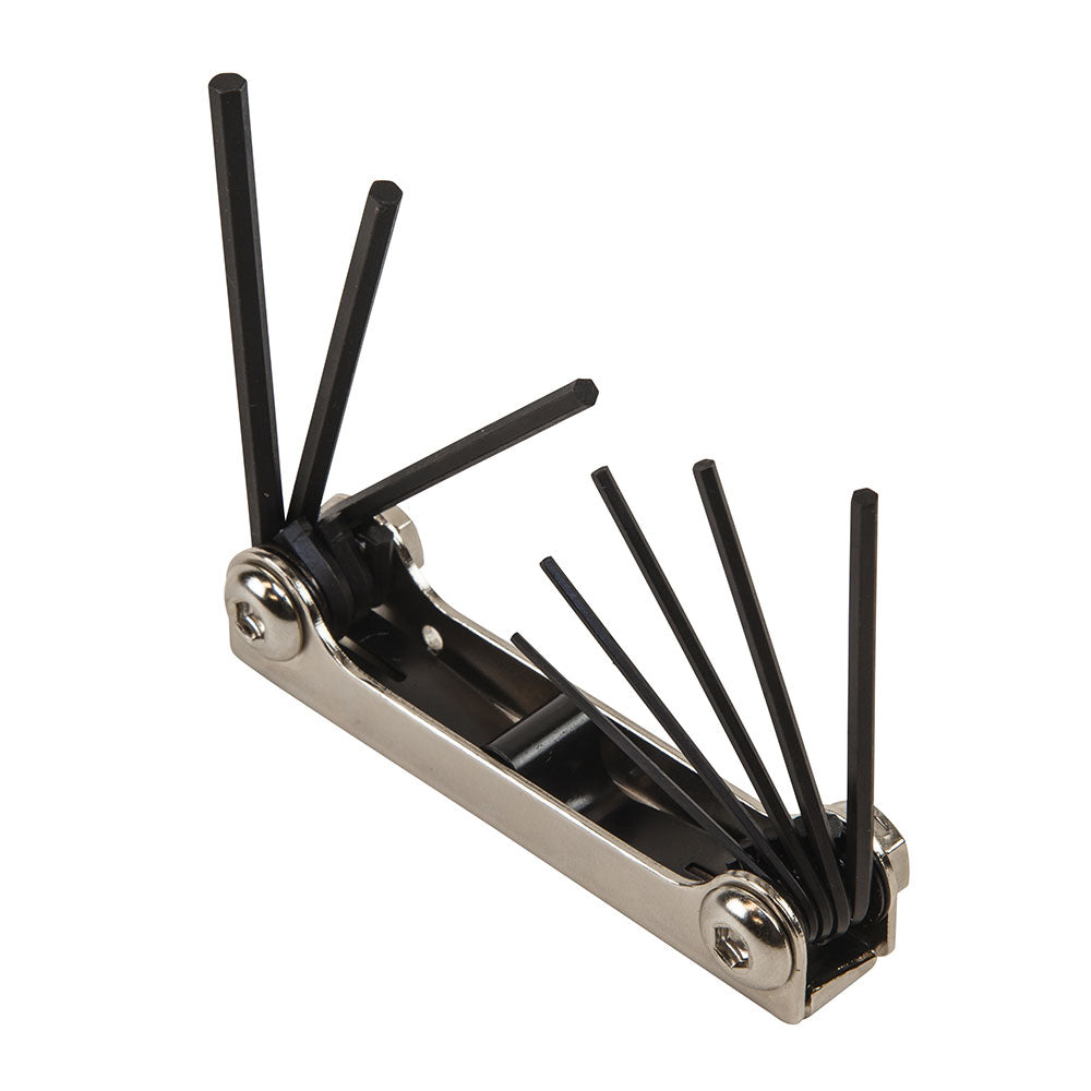 Klein Tools 70581 8-Key Folding Hex Key Set, 1/20 to 5/32" SAE