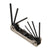 Klein Tools 70581 8-Key Folding Hex Key Set, 1/20 to 5/32" SAE