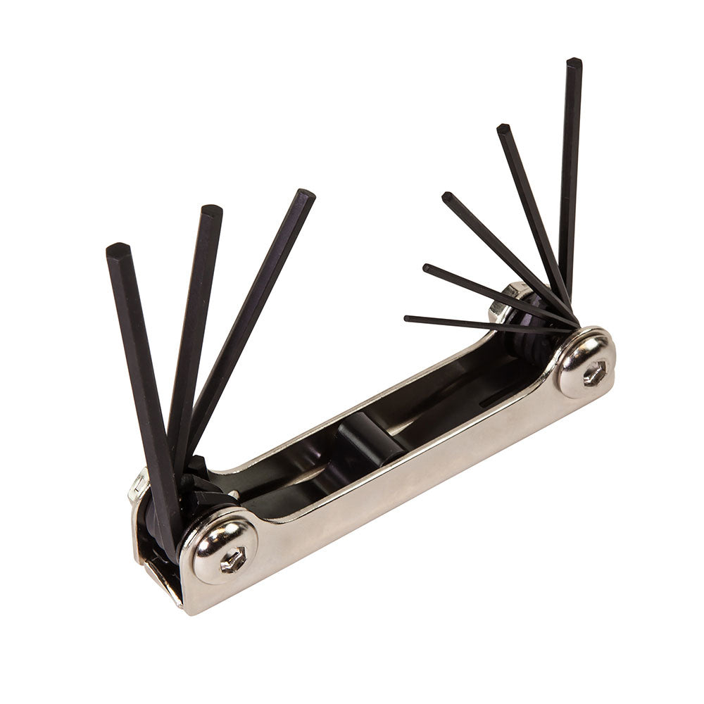 Klein Tools 70581 8-Key Folding Hex Key Set, 1/20 to 5/32" SAE