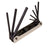 Klein 70591 Folding Hex Key Set, Nine-Key, Inch Sizes