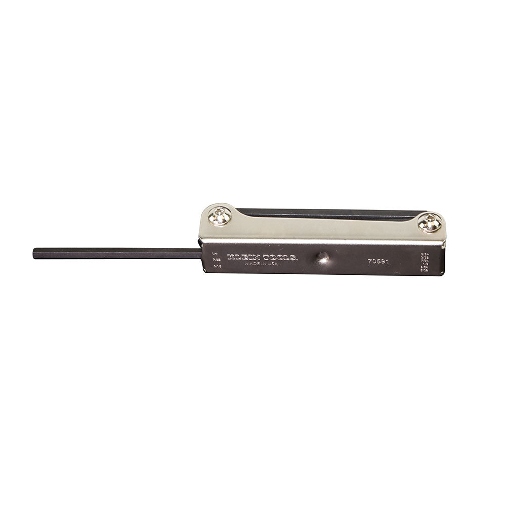 Klein 70591 Folding Hex Key Set, Nine-Key, Inch Sizes