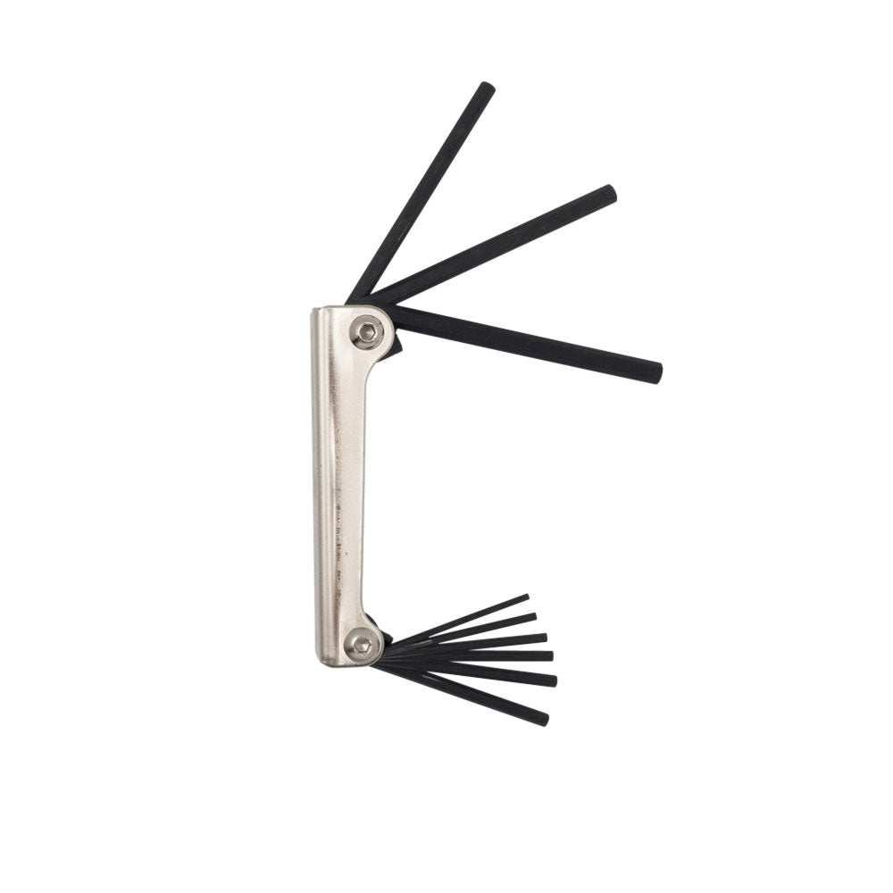 Klein 70591 Folding Hex Key Set, Nine-Key, Inch Sizes