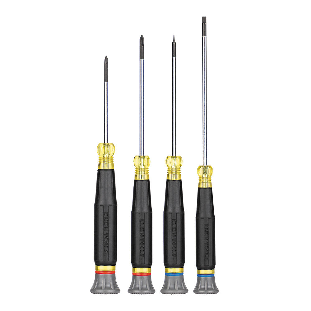 Klein 85615 Precision Screwdriver Set, Slotted, and Phillips 4-Piece
