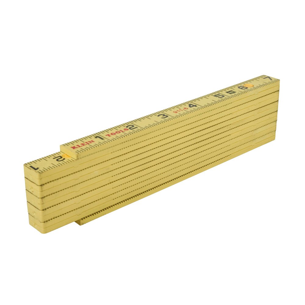 Klein 911-6 Fiberglass Folding Rule, Outside Reading