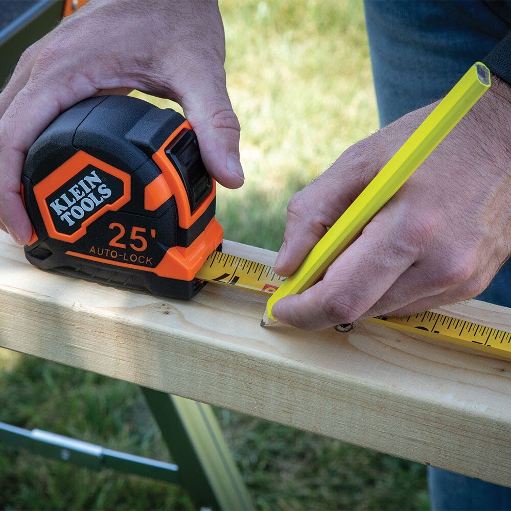Klein 9125AL Tape Measure, 25' Single-Hook Auto-Lock