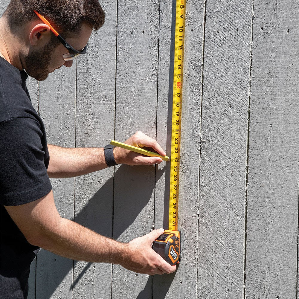 Klein 9125AL Tape Measure, 25' Single-Hook Auto-Lock