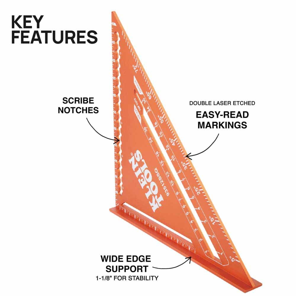 Klein 93512SSQ Rafter Square, 12-Inch