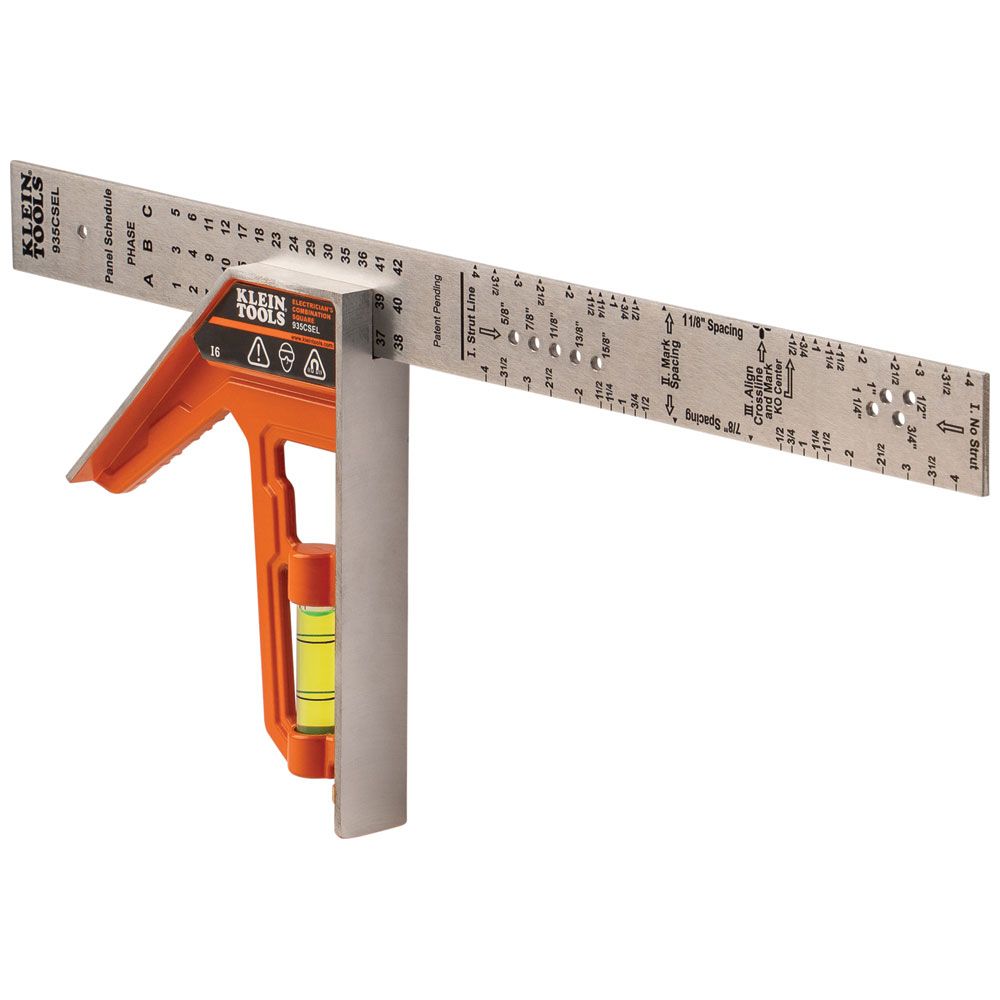 Klein 935CSEL Electrician's Combination Square, 12-Inch