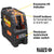 Klein 93LCLS Laser Level, Self-Leveling Cross-Line Level with Plumb Spot