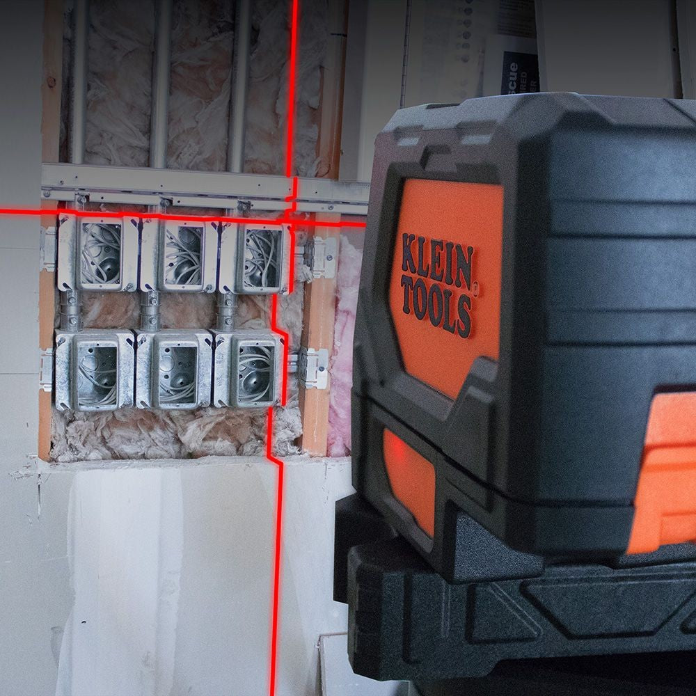 Klein 93LCLS Laser Level, Self-Leveling Cross-Line Level with Plumb Spot