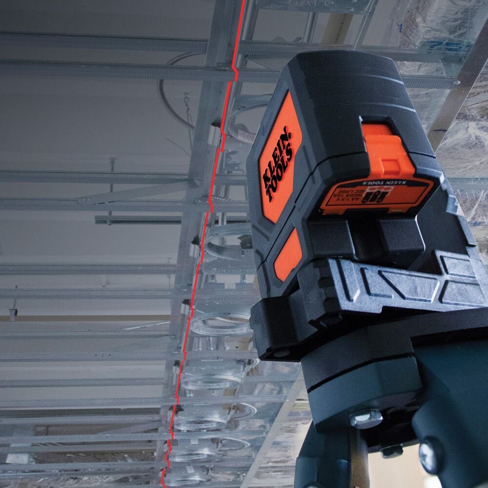 Klein 93LCLS Laser Level, Self-Leveling Cross-Line Level with Plumb Spot