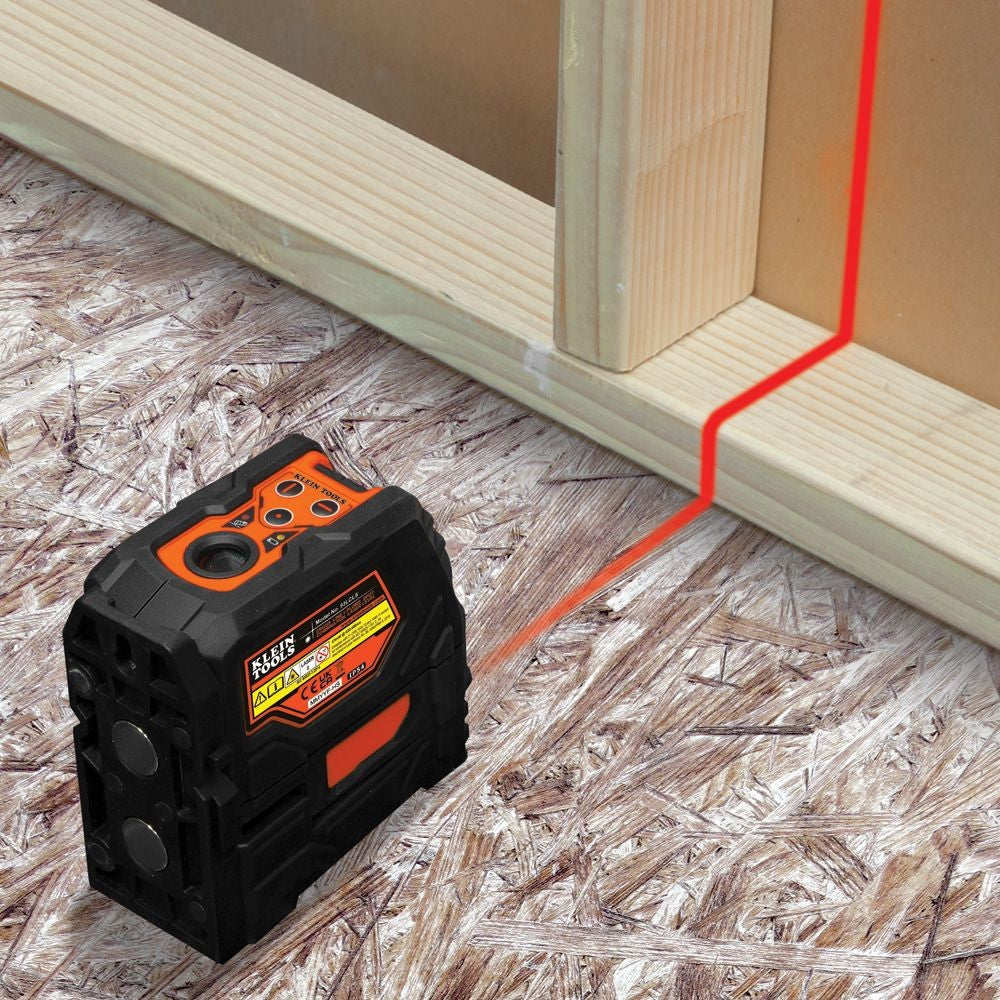 Klein 93LCLS Laser Level, Self-Leveling Cross-Line Level with Plumb Spot