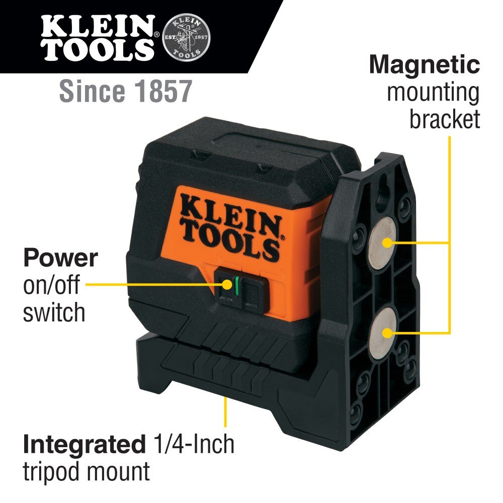 Klein 93MCLG Green Mini Cross-Line Laser Level