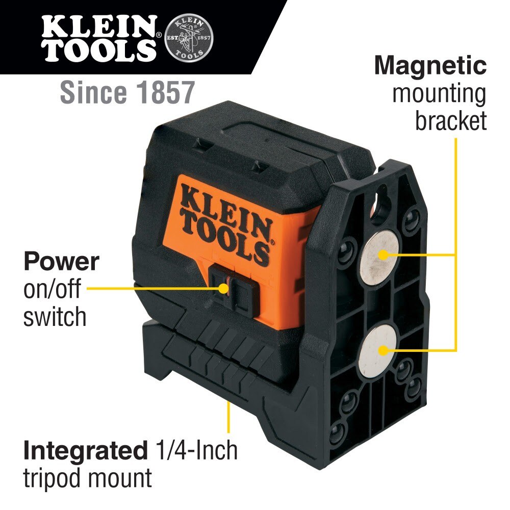 Klein 93MCLS Red Mini Cross-Line Laser Level
