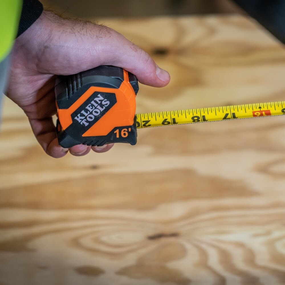 Klein 9516 Tape Measure, 16-Foot Compact, Double-Hook
