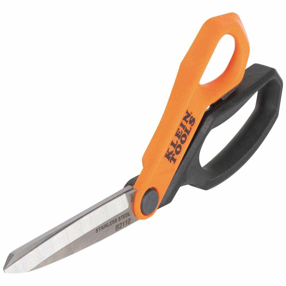 Klein B2110 Stainless Steel Offset Utility Shears, 10-Inch