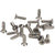 Klein BCRP03 Cartridges with Blank Insert Cartridge, S-Hook, Rail System, 2-Pack