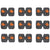 Klein BCRP05 Hard Tool Module Flaps, Rail System, 9-Pack